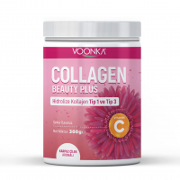 Voonka Beauty Collagen Plus Hidrolize Kollajen Tip 1 - Tip 3 Karpuz - Çilek Aromalı