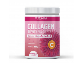 Voonka Beauty Collagen Plus Hidrolize Kollajen Tip 1 - Tip 3 Karpuz - Çilek Aromalı