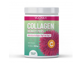Voonka Beauty Collagen Plus Hidrolize Kollajen Tip 1 - Tip 3 Yeşil Elma Aromalı